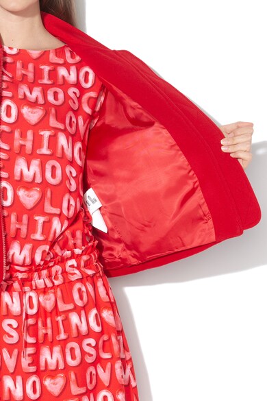 Love Moschino Jacheta bomber din amestec de lana Femei