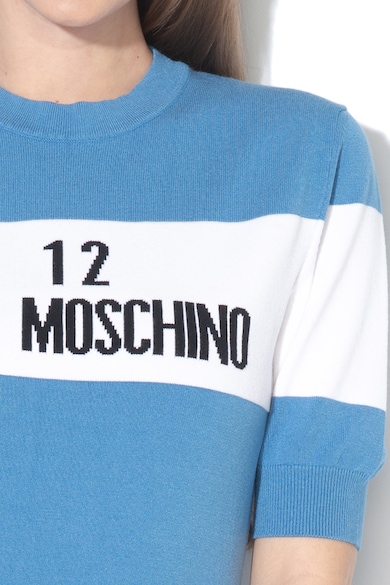 Love Moschino Плетена рокля с лого Жени