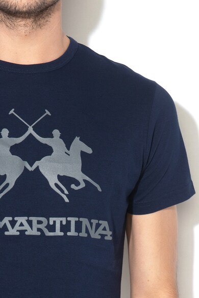 LA MARTINA Tricou cu imprimeu logo Barbati