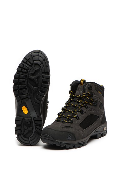 Jack Wolfskin Ghete cu garnituri de piele intoarsa, pentru trekking All Terrain Barbati