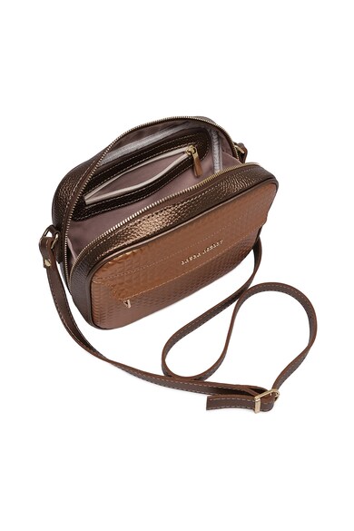 Laura Ashley Geanta crossbody din piele ecologica, cu aspect texturat Femei