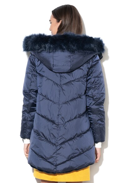 Esprit Kifordítható műszőrme kapucnis kabát női