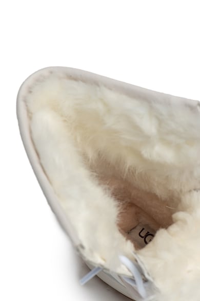 UGG Ghete impermeabile din piele cu garnituri din blana sintetica Adirondack III Fluff Femei