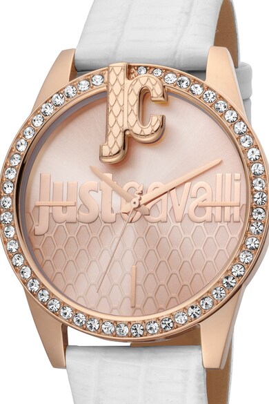 JUST CAVALLI Ceas analog decorat cu cristale zirconia Femei