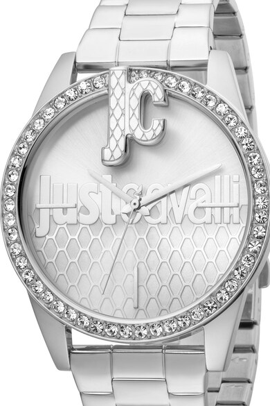 JUST CAVALLI Ceas analog decorat cu cristale zirconia Femei