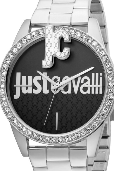 JUST CAVALLI Ceas analog decorat cu zirconia Femei