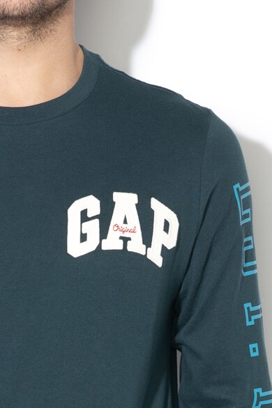 GAP Bluza cu decolteu la baza gatului si logo Barbati