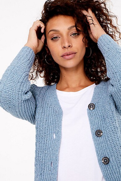Marks & Spencer Cardigan crop tricotat, cu nasturi Femei