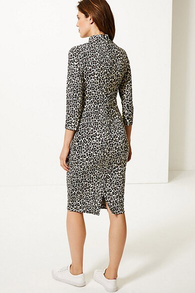 Marks & Spencer Rochie bodycon din jerseu, cu animal print Femei