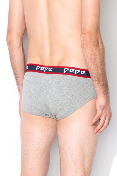 Pepe Jeans London Set de chiloti cu banda logo in talie Alden - 3 perechi Barbati