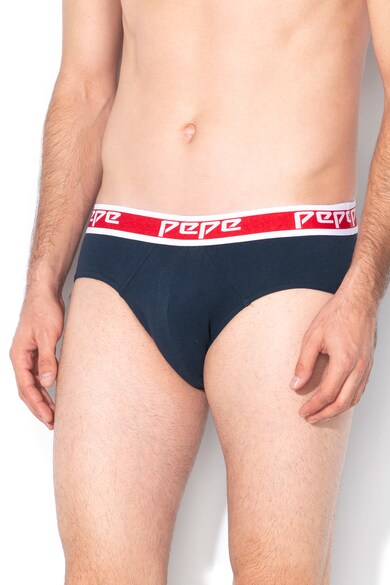 Pepe Jeans London Set de chiloti cu banda logo in talie Alden - 3 perechi Barbati