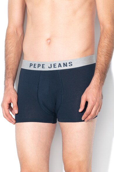 Pepe Jeans London Set de boxeri cu banda logo in talie Brenton - 2 perechi Barbati