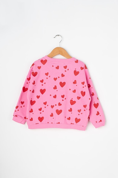 Agatha Ruiz de la Prada Bluza sport cu imprimeu cu inimi Diva Fete