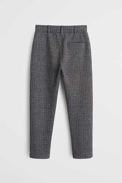 Mango Pantaloni conici cu model herringbone Ati Baieti