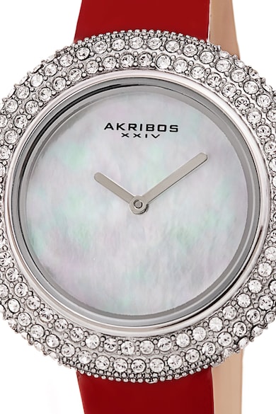 AKRIBOS XXIV Ceas analog decorat cu cristale Femei