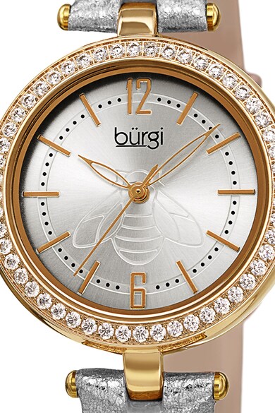 BURGI Ceas quartz analog decorat cu zirconia Femei