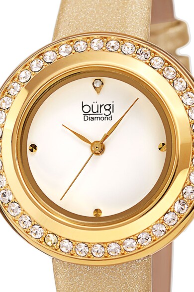 BURGI Ceas analog decorat cu cristale Swarovski® si diamante Femei