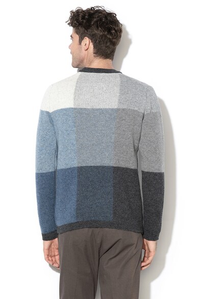 Selected Homme Кариран пуловер Pixel с вълна Мъже