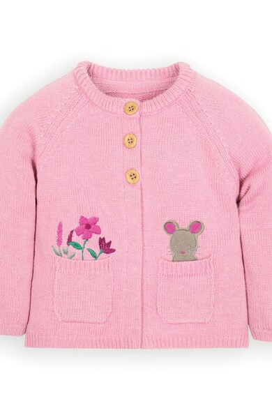 JoJo Maman Bebe Cardigan cu maneci raglan Fete