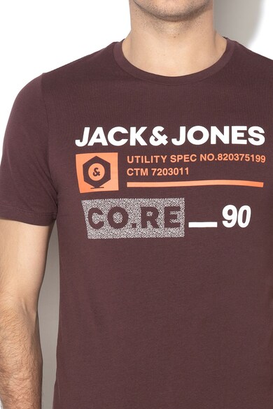 Jack & Jones Тениска Jammin по тялото с лого Мъже