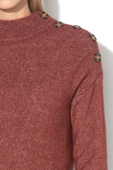 Vero Moda Пуловер Agoura с вълна и копчета на рамото Жени