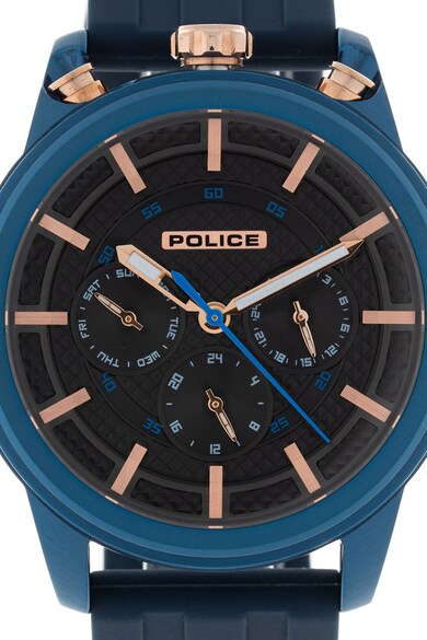 Police Мултифункционален часовник със силиконова каишка Мъже