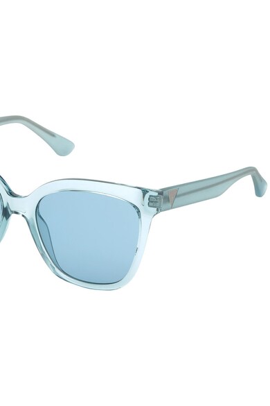 GUESS Ochelari de soare butterfly cu rama transparenta Femei