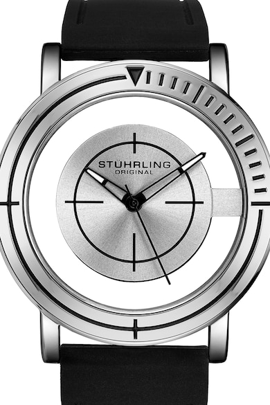 Stuhrling Ceas analog cu o curea de silicon Barbati