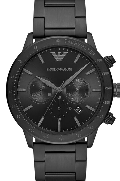 Emporio Armani Часовник от инокс с хронограф Мъже