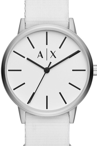 ARMANI EXCHANGE Ceas rotund cu o curea de panza Barbati