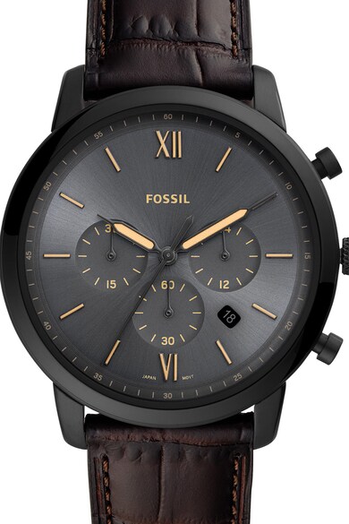 Fossil Часовник с кожена каишка Мъже