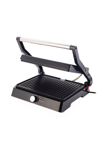 Daewoo Grill electric  , 2400 W, placi antiaderente, suprafata de gatire 29x23 cm, termostat, Negru Femei