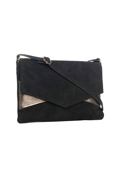 Lucca Baldi Geanta crossbody de piele si piele intoarsa Femei