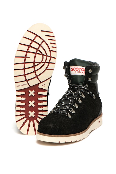 Scotch & Soda Cizme de piele intoarsa Levant Barbati