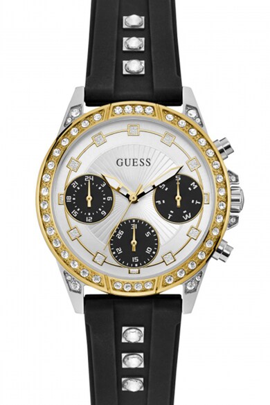 GUESS Chrono Watch With Silicone Strap női
