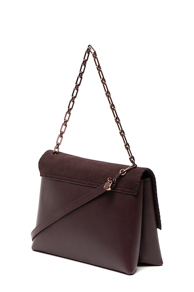 Ted Baker Geanta crossbody de piele cu segment de piele intoarsa Rheta Femei