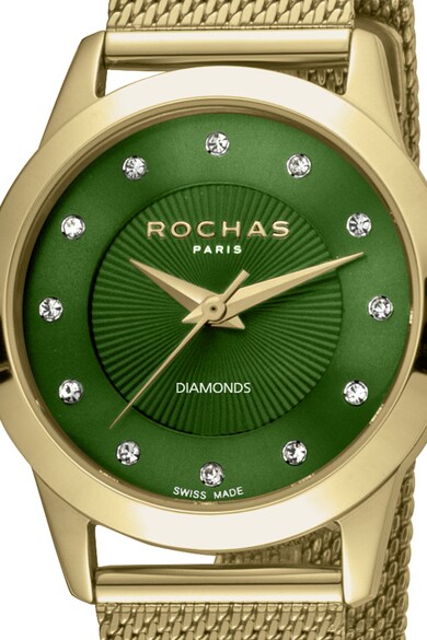 ROCHAS PARIS Часовник с 12 диаманта Жени