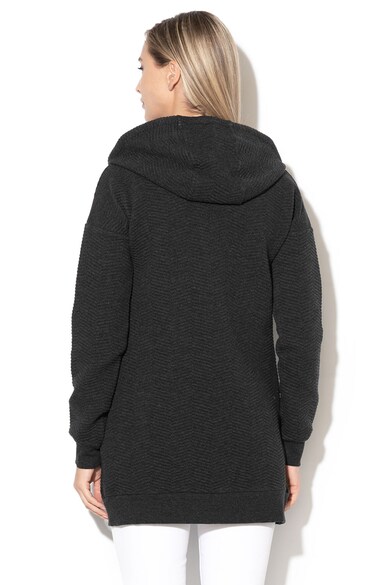 Fundango Blanka hosszú texturált kapucnis pulóver női