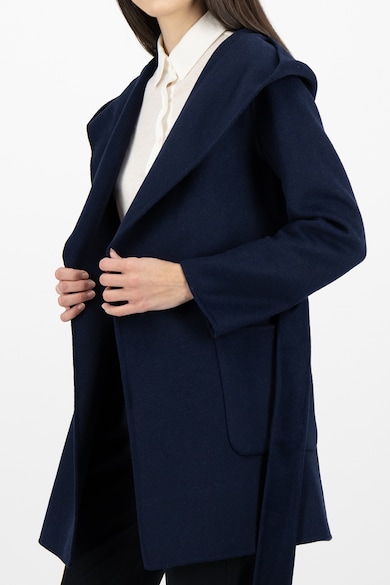 Stefanel Gyapjútartalmú kapucnis kabát női