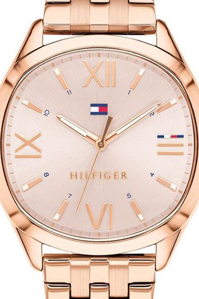 Tommy Hilfiger Ceas rotund cu bratara metalica Femei