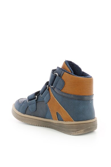 Kickers kids Pantofi sport mid-high de piele ecologica Fete