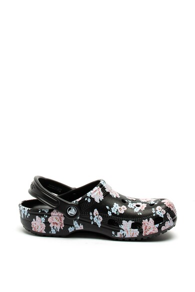 Crocs Saboti slingback cu model floral Classic Femei