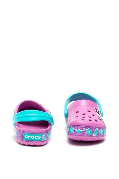 Crocs Sarokpántos klumpa mintás részletekkel Lány