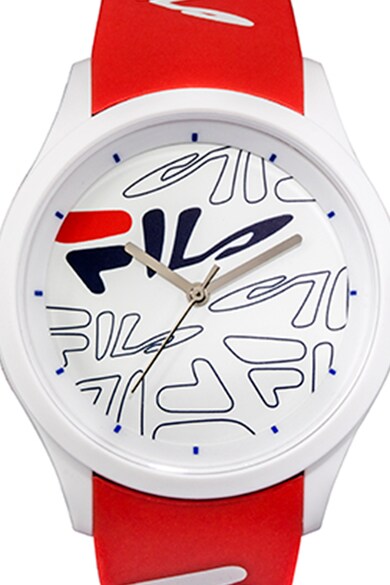 Fila Ceas analog cu cadran cu logo contrastant Barbati