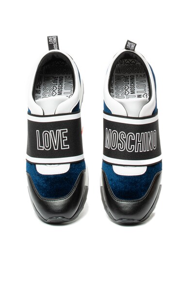 Love Moschino Pantofi sport slip-on cu logo Femei