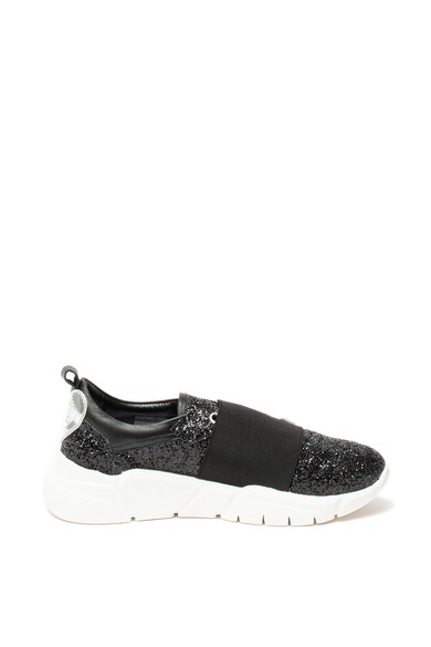 Love Moschino Pantofi sport slip-on cu particule stralucitoare Femei