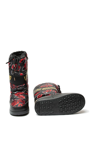 Love Moschino Cizme apres-ski cu model floral Femei