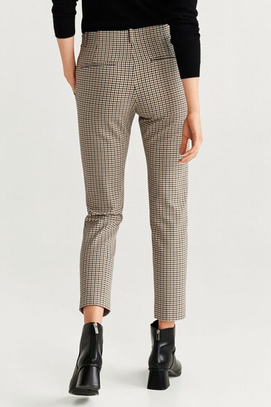 Mango Pantaloni crop in carouri Alberton Femei