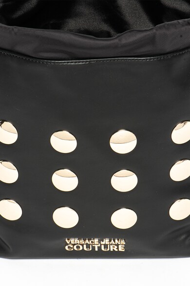 Versace Jeans Couture Geanta din piele ecologica, cu bareta de umar si aplicatii metalice Femei