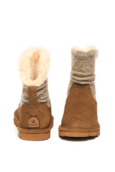 BEARPAW Ghete de piele intoarsa si tricot, rezistente la apa Virginia Femei